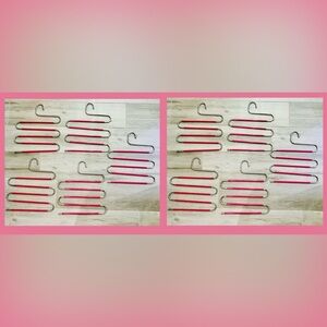 ⭐️3/$27⭐️ Bundle of 10 Pink Multi-Layer Hangers